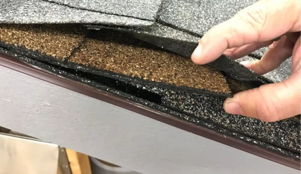 two layers roof shingles
